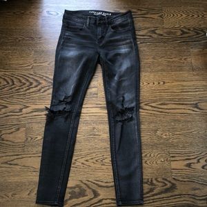 black jeans from american eagle